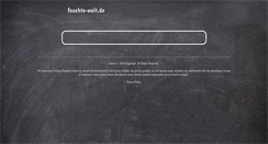 Desktop Screenshot of feuchte-welt.de